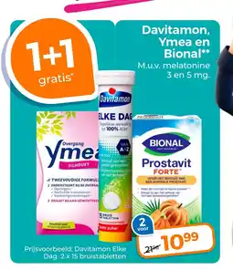 Trekpleister Davitamon, Ymea en Bional aanbieding