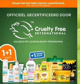 Trekpleister Keuze het het hele Garnier assortiment. M.u.v. mini's en multipakken. aanbieding