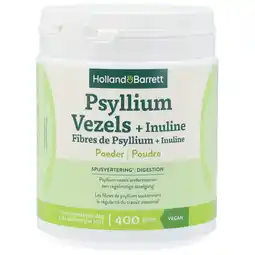 Holland & Barrett Holland & Barrett Psyllium Vezels + Inuline Poeder - 400g aanbieding