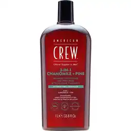 Douglas American Crew 3-in-1 Chamomile + Pine Shampoo, Conditioner and Body Wash aanbieding