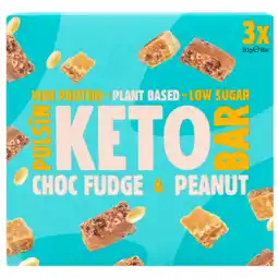 Holland & Barrett Pulsin Keto Choc Fudge & Peanut Multipack 3 x 30g aanbieding