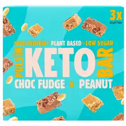 Holland & Barrett Pulsin Keto Choc Fudge & Peanut Multipack 3 x 30g aanbieding