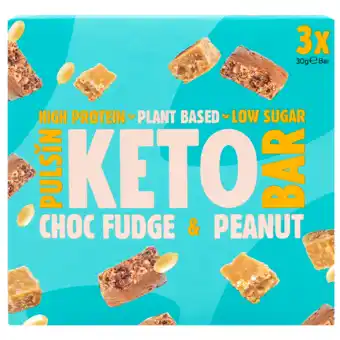 Holland & Barrett Pulsin Keto Choc Fudge & Peanut Multipack 3 x 30g aanbieding