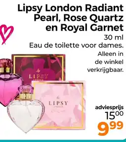 Trekpleister Lipsy London Radiant Pearl, Rose Quartz en Royal Garnet aanbieding