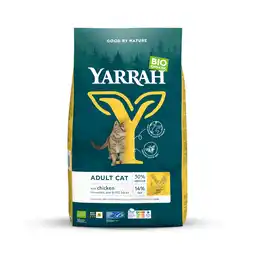 Zooplus 10kg Yarrah Bio met Kip Kattenvoer droog aanbieding
