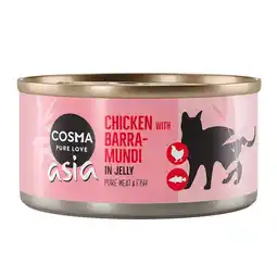 Zooplus 24x170g Kip met Barramundi in Gelei Cosma Asia Kattenvoer aanbieding