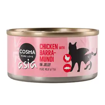 Zooplus 24x170g Kip met Barramundi in Gelei Cosma Asia Kattenvoer aanbieding