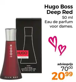 Trekpleister Hugo Boss Deep Red aanbieding