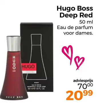 Trekpleister Hugo Boss Deep Red aanbieding