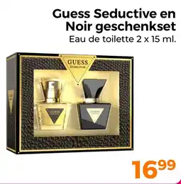 Trekpleister Guess Seductive en Noir geschenkset aanbieding