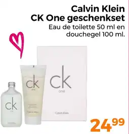Trekpleister Calvin Klein CK One geschenkset aanbieding