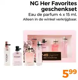 Trekpleister NG Her Favorites geschenkset aanbieding