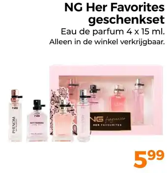 Trekpleister NG Her Favorites geschenkset aanbieding