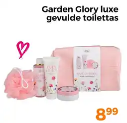Trekpleister Garden Glory luxe gevulde toilettas aanbieding