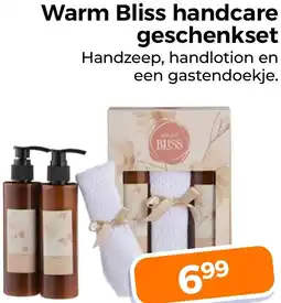 Trekpleister Warm Bliss handcare geschenkset aanbieding