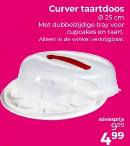 Trekpleister Curver taartdoos aanbieding