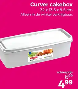 Trekpleister Curver cakebox aanbieding
