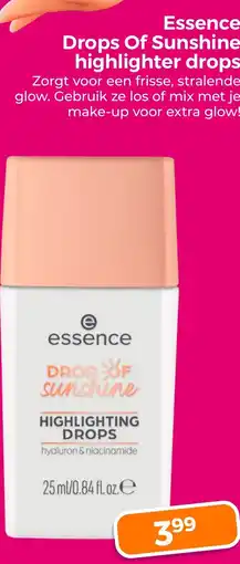 Trekpleister Essence Drops Of Sunshine highlighter drops aanbieding
