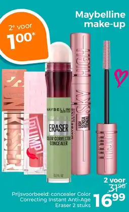 Trekpleister Maybelline make-up aanbieding