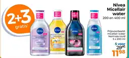 Trekpleister Nivea Micellair water aanbieding
