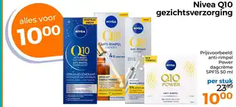 Trekpleister Nivea Q10 gezichtsverzorging aanbieding