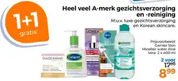 Trekpleister Heel veel A merk gezichtsverzorging en reiniging aanbieding