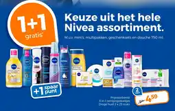 Trekpleister Keuze uit het hele Nivea assortiment aanbieding