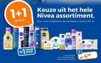 Trekpleister Keuze uit het hele Nivea assortiment aanbieding