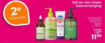 Trekpleister Yari en Yari Green haarverzorging aanbieding