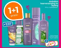 Trekpleister Andrélon haarverzorging en styling aanbieding