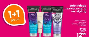 Trekpleister John Frieda haarverzorging en styling aanbieding