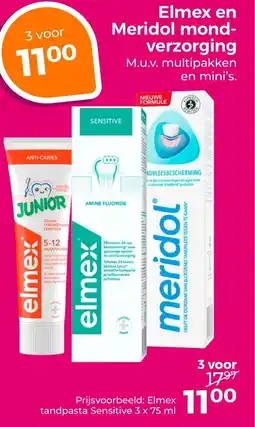 Trekpleister Elmex en Meridol mond verzorging aanbieding