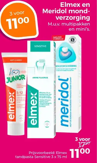 Trekpleister Elmex en Meridol mond verzorging aanbieding