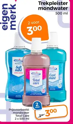 Trekpleister Trekpleister mondwater aanbieding