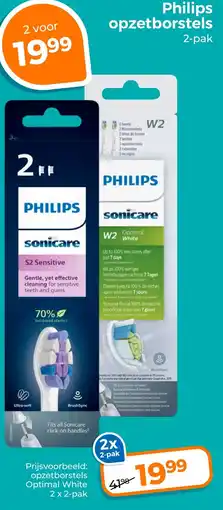 Trekpleister Philips opzetborstels aanbieding