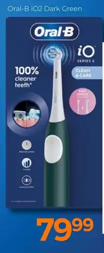 Trekpleister Oral-B iO2 Dark Green aanbieding