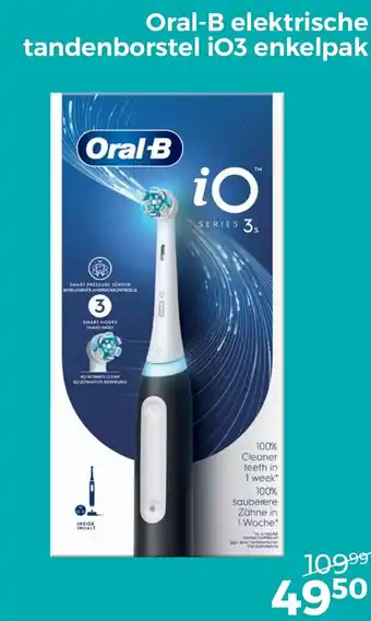 Trekpleister Oral-B elektrische tandenborstel i03 enkelpak aanbieding