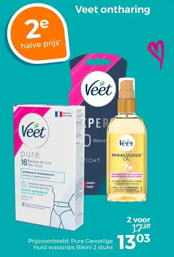 Trekpleister Veet ontharing aanbieding