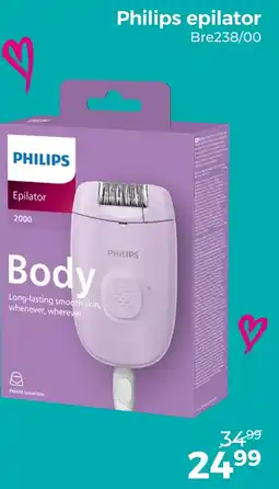 Trekpleister Philips epilator aanbieding