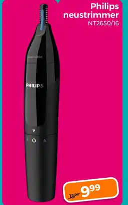 Trekpleister Philips neustrimmer aanbieding