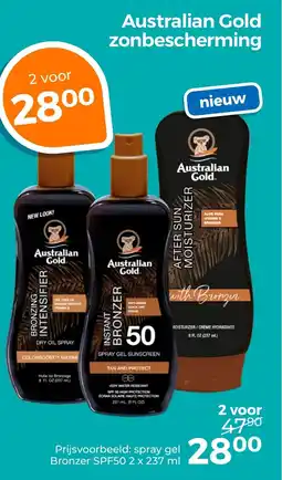 Trekpleister Australian Gold zonbescherming aanbieding
