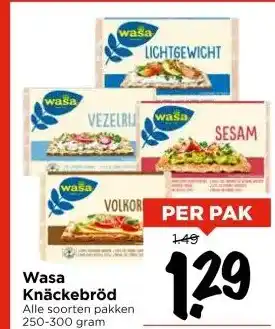 Vomar Voordeelmarkt Wasa Knäckebröd aanbieding