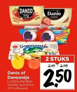 Vomar Voordeelmarkt Danio of Danoontje aanbieding