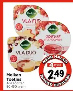 Vomar Voordeelmarkt Melkan Toetjes aanbieding
