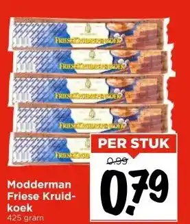 Vomar Voordeelmarkt Modderman Friese Kruid- koek aanbieding