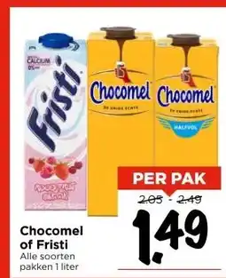 Vomar Voordeelmarkt Chocomel of Fristi aanbieding