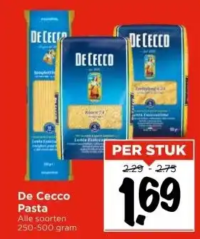 Vomar Voordeelmarkt De Cecco Pasta aanbieding