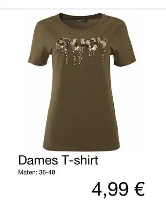 Kik Dames T-shirt Maten: 36-48 aanbieding