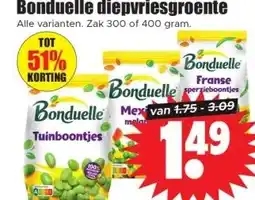 Dirk Bonduelle diepvriesgroente aanbieding