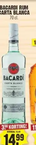 Dirk BACARDI CARTA BLANCA aanbieding